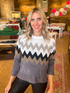Cheer & Chevron Sweater