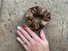 Faux Leather Scrunchie