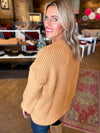 Lizzy Chunky Sweater in Camel
