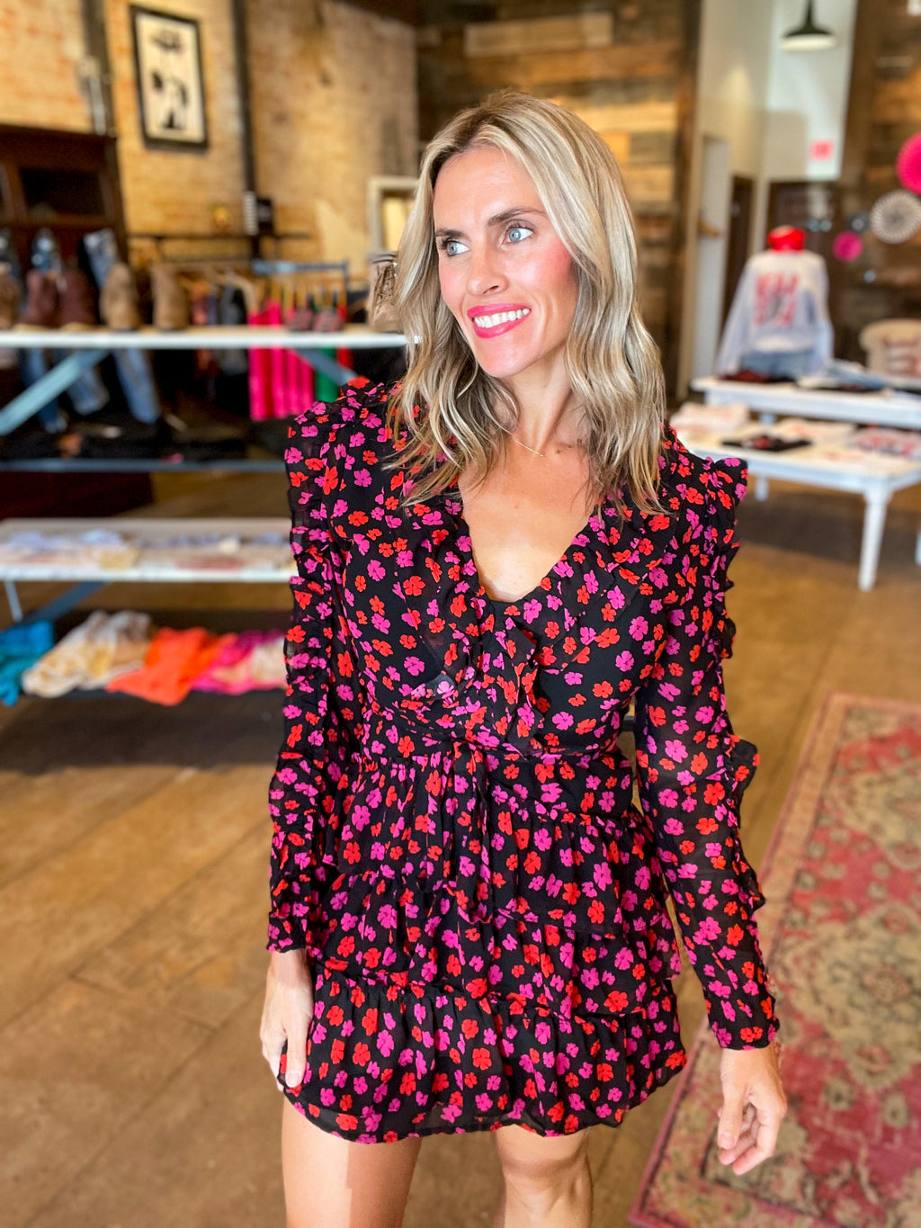 Hannah Ruffle Dress