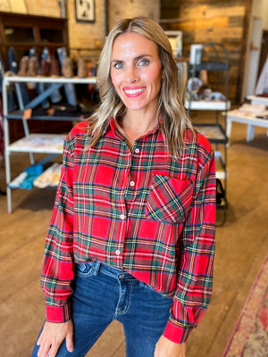 Holiday Plaid Shirt