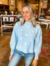 Baby Cross My Heart Embroidered Sweater