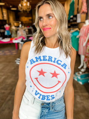 America Vibes Muscle Tank