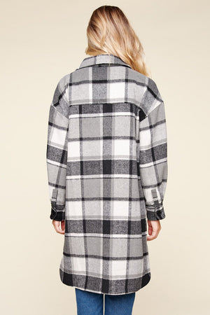 Dillan Plaid Oversized Shacket