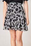 Leopard Eden Flared Skirt