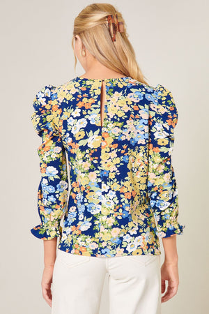 Toulon Floral Print Blouse